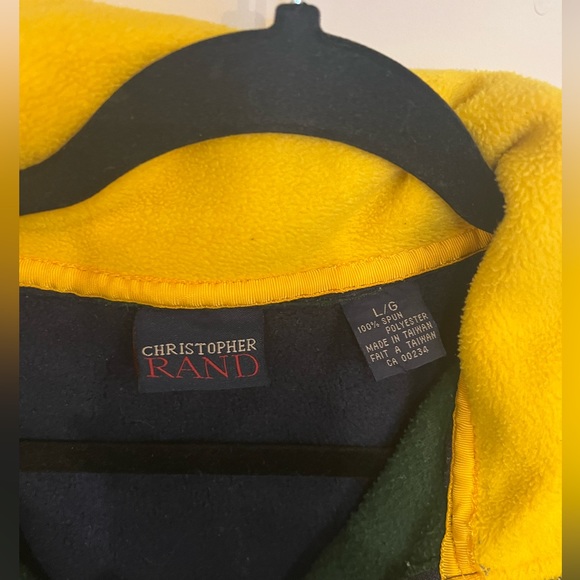 Vintage 90’s Christopher Rand 1/4 zip up fleece pullover - size large - Picture 4 of 4